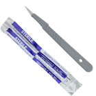 Скальпель зубоврачебного оборудования театра деятельности стерильный устранимый с ручкой